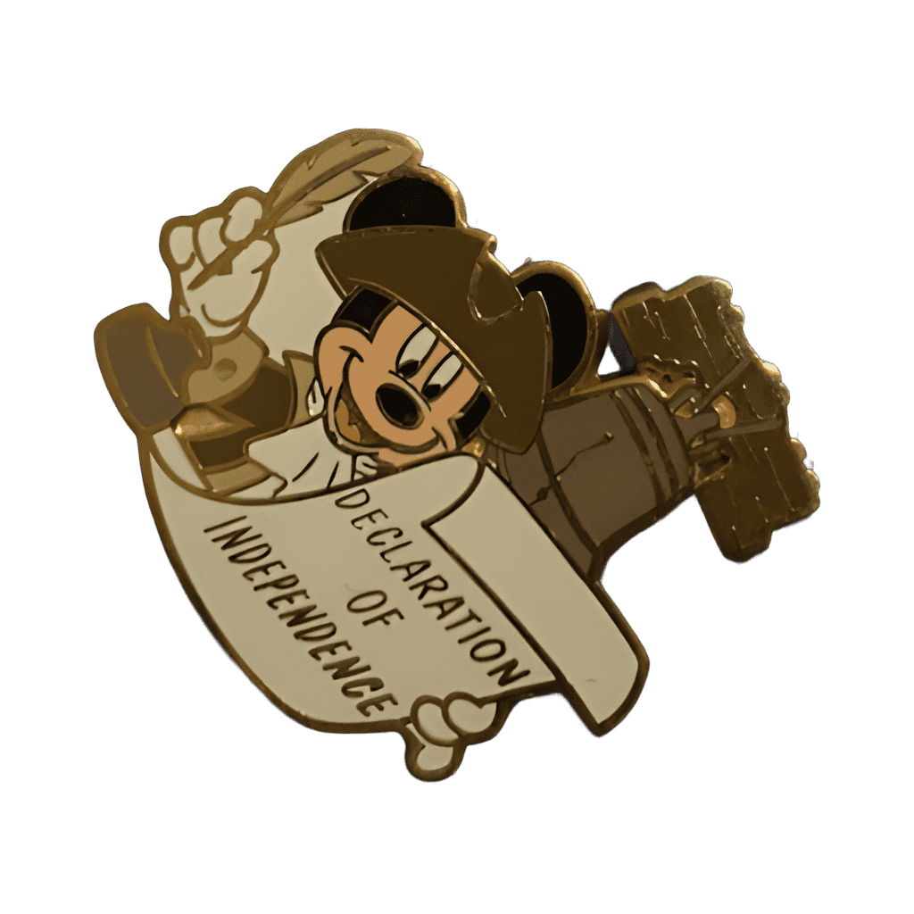 Mickey Declaration of Independence Disney pin