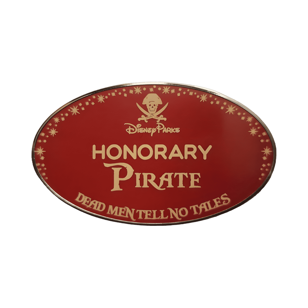 Honorary Pirate Disney pin