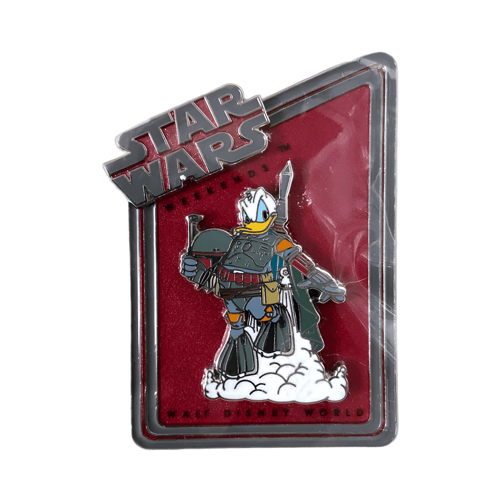 Donald Duck as Boba Fett Disney pin