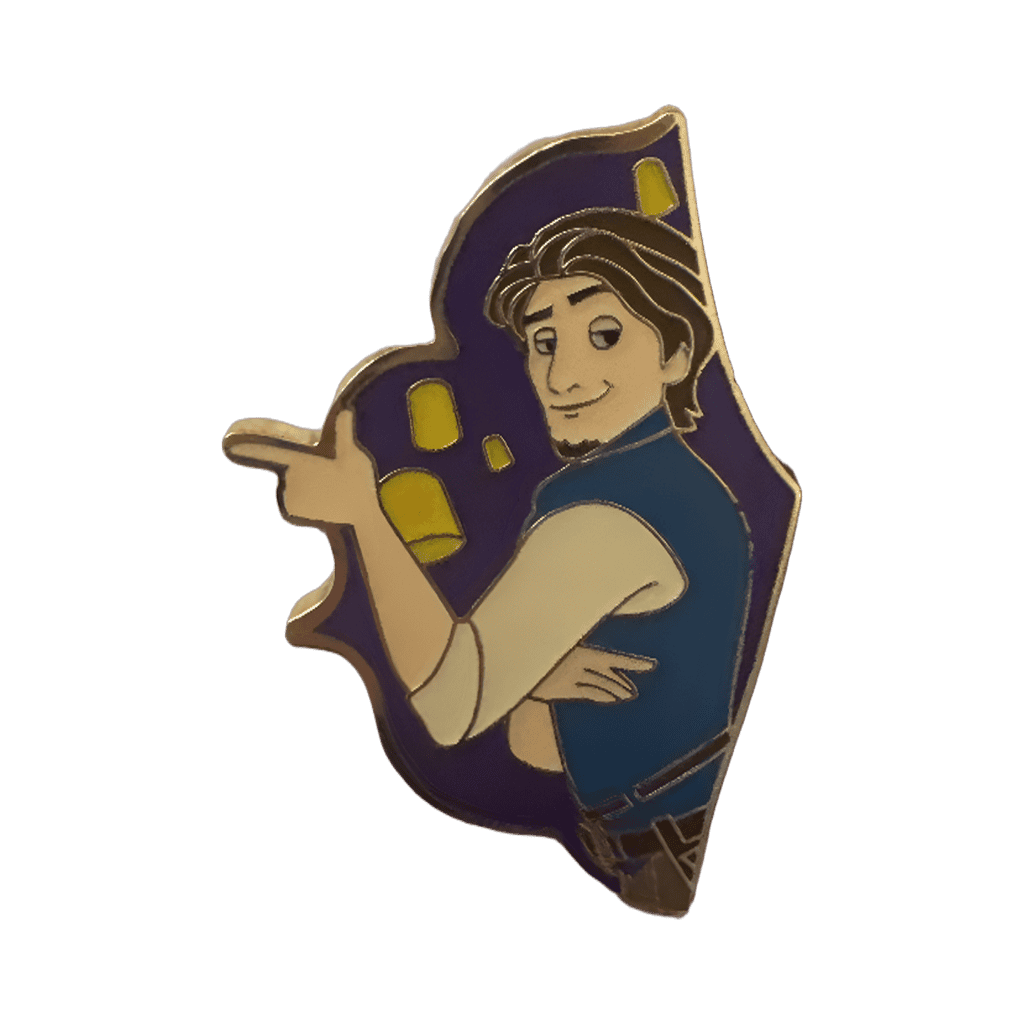 Rapunzel and Flynn Disney pin