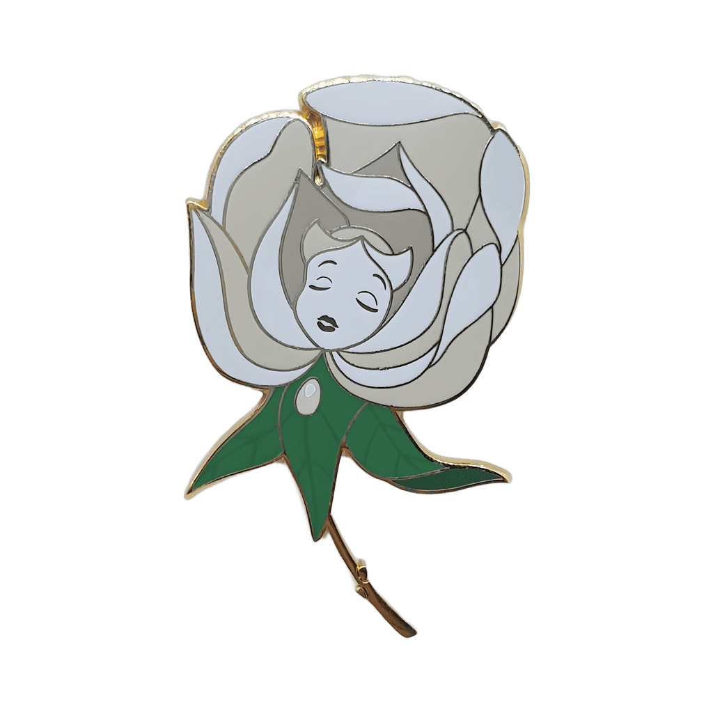 White Rose Disney pin