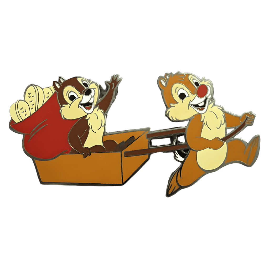 Chip and Dale Wheelbarrow Disney pin