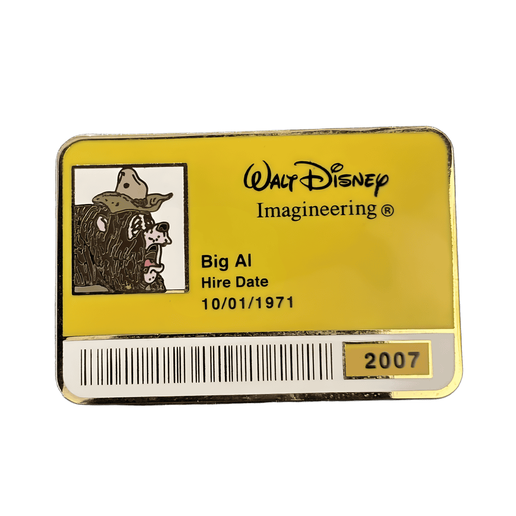 Big Al ID Badge Disney pin