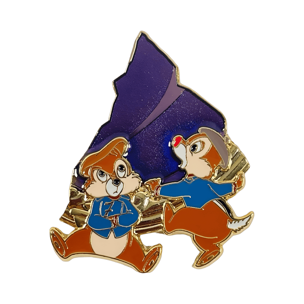 Chip & Dale Carrying a Piece of the Mirror Disney pin