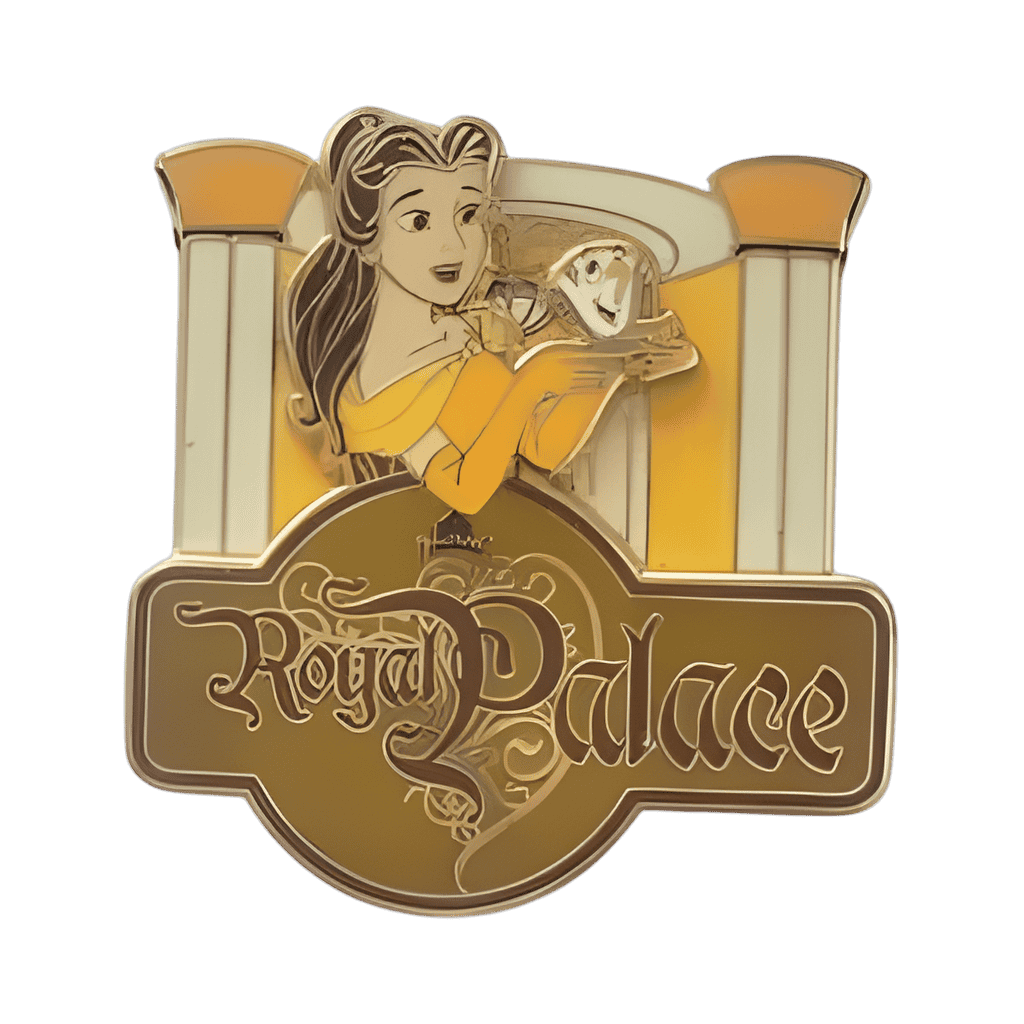 Royal Palace - Belle & Chip Disney pin