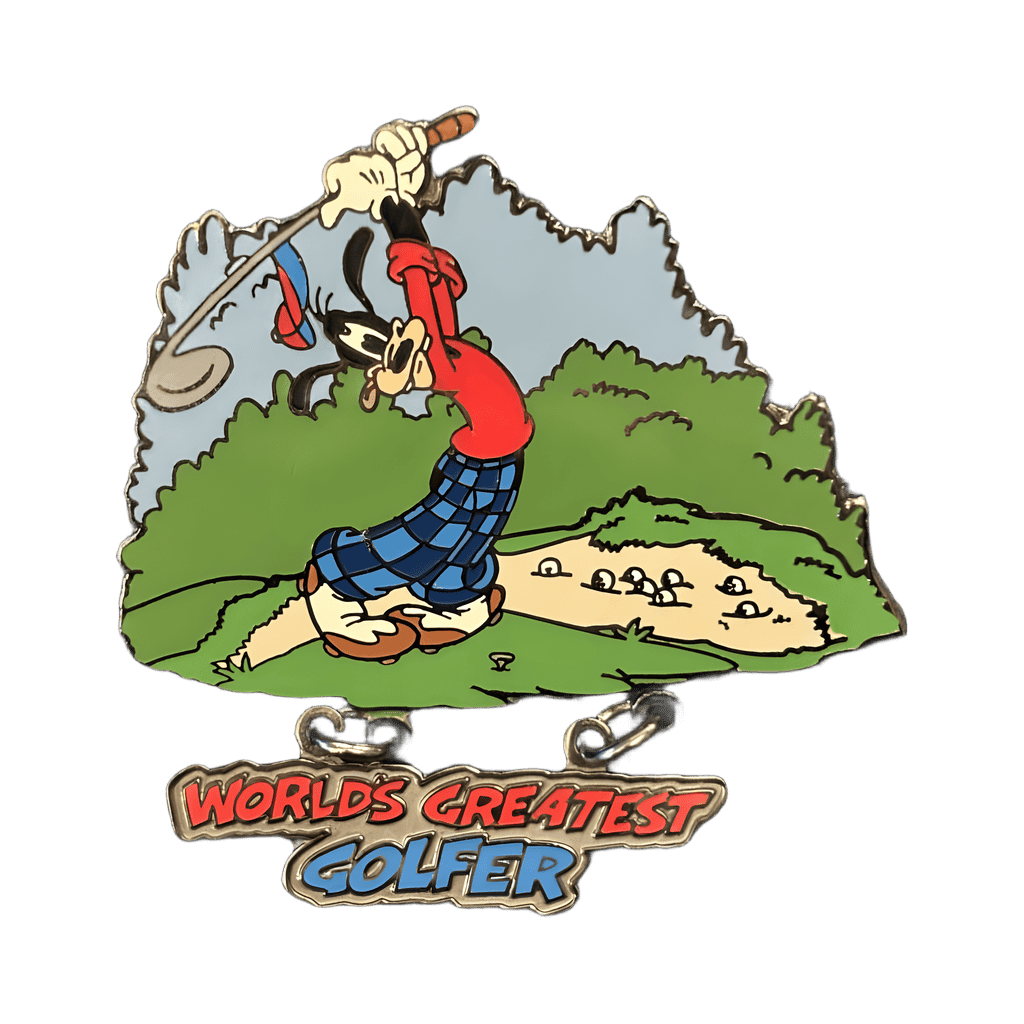 Goofy World's Greatest Golfer Disney pin