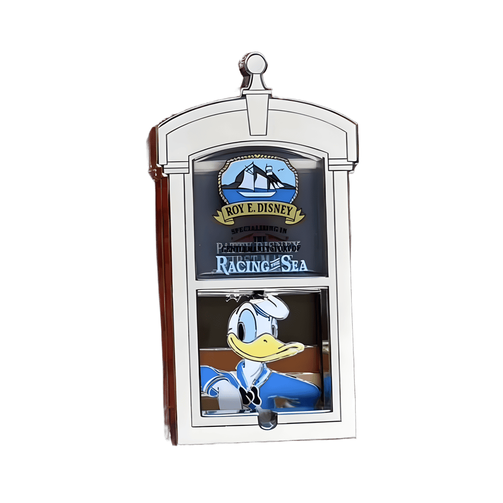 Racing the Sea Window Disney pin