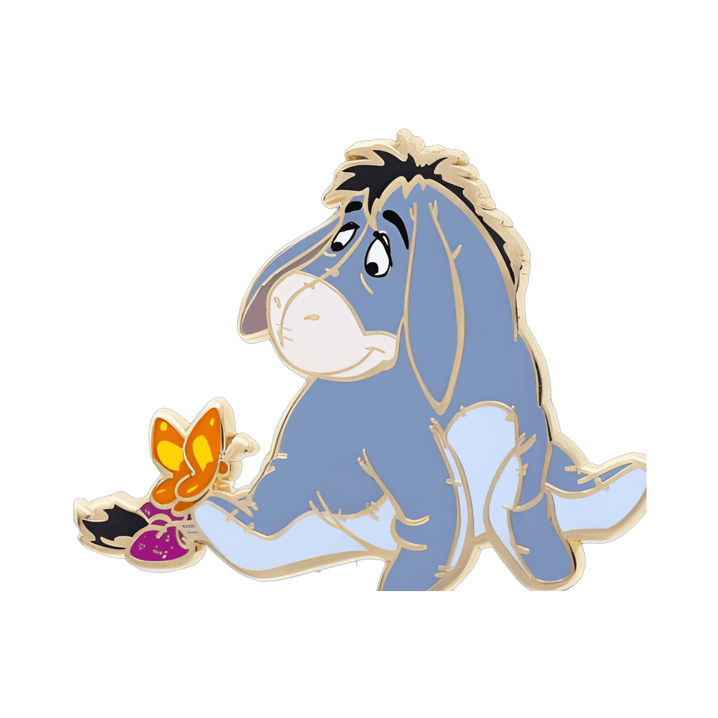 Eeyore with Butterfly Disney pin