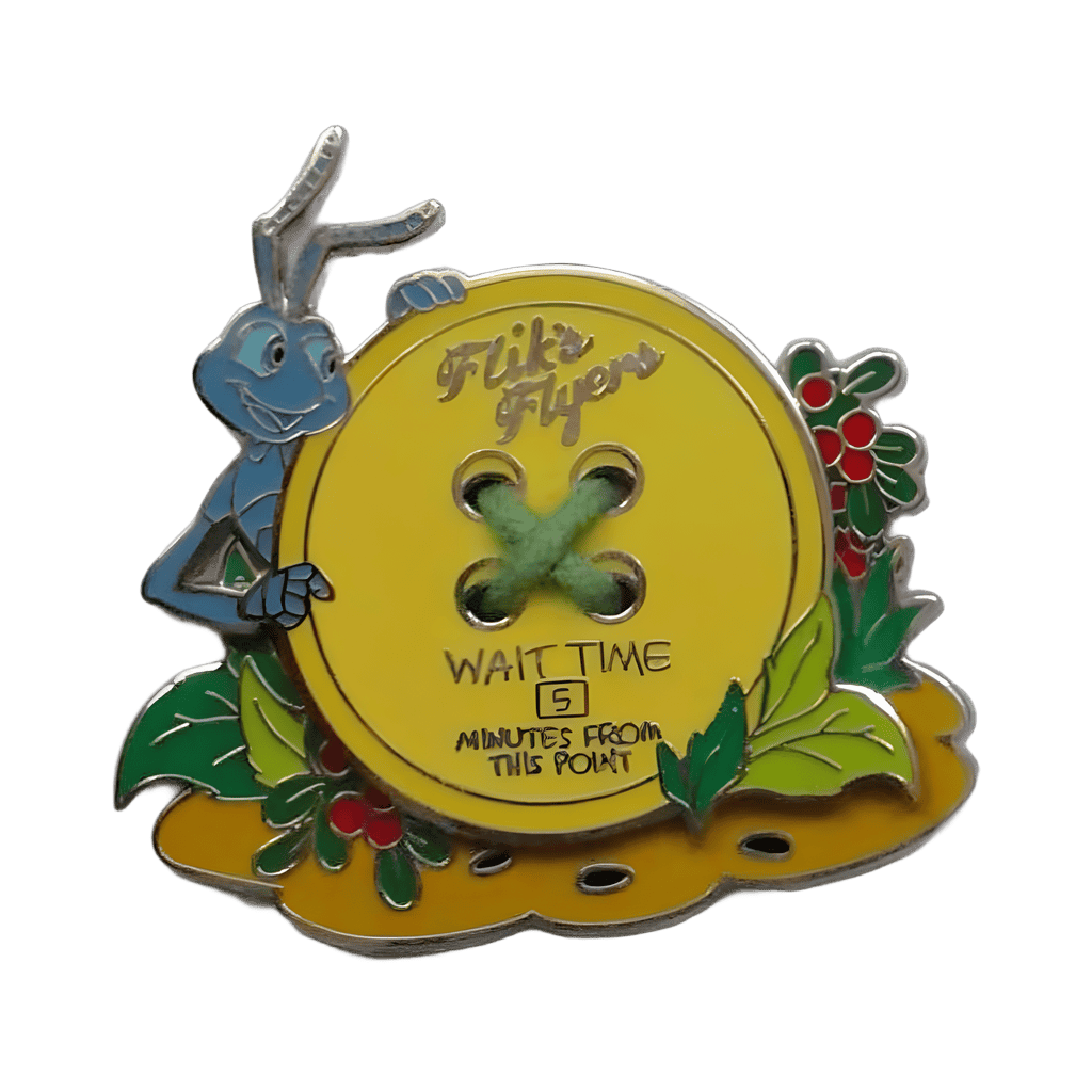 Flik's Flyers Wait Time Sign Disney pin