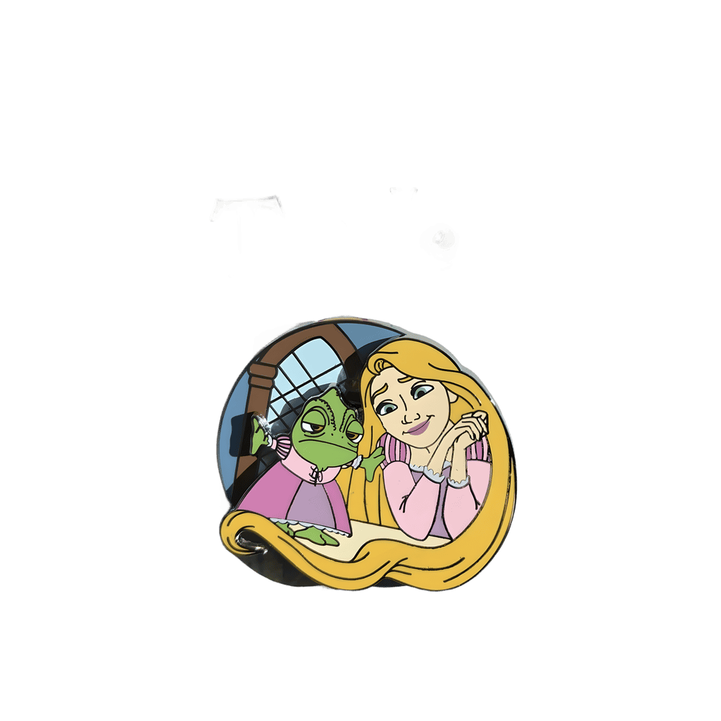 Rapunzel and Pascal Disney pin