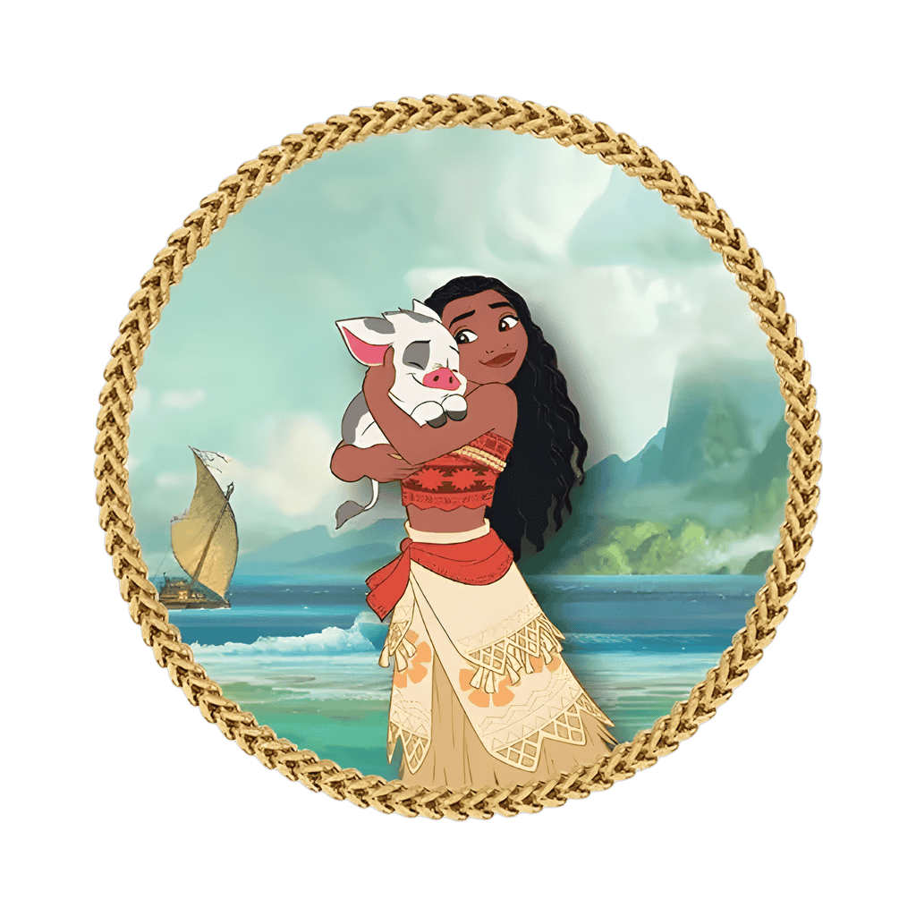 Moana with Pua Disney pin