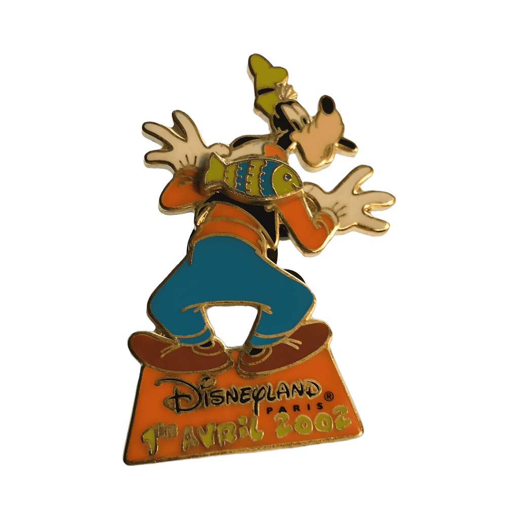 Goofy with slider Fish 2002 - 1er Avril Disney pin