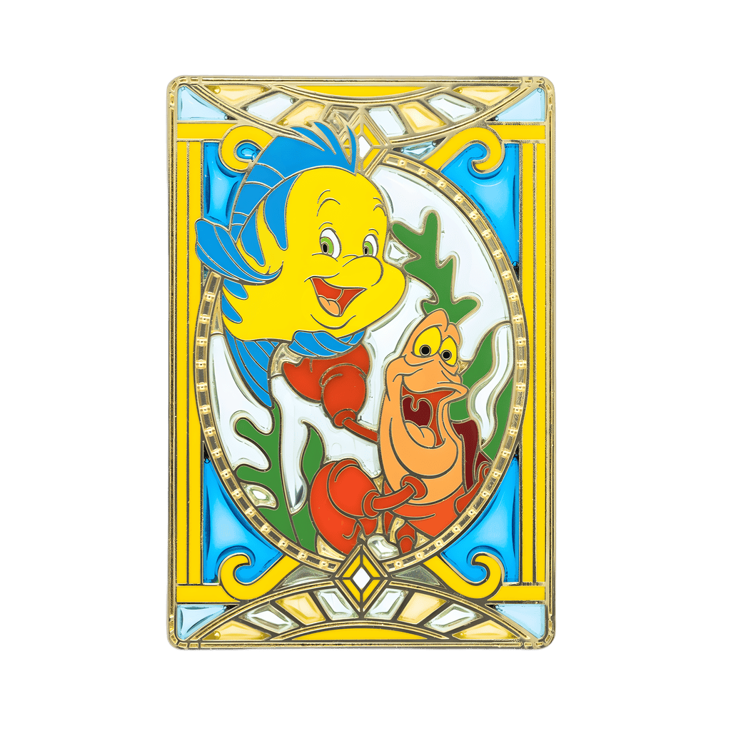 Flounder and Sebastian Disney pin