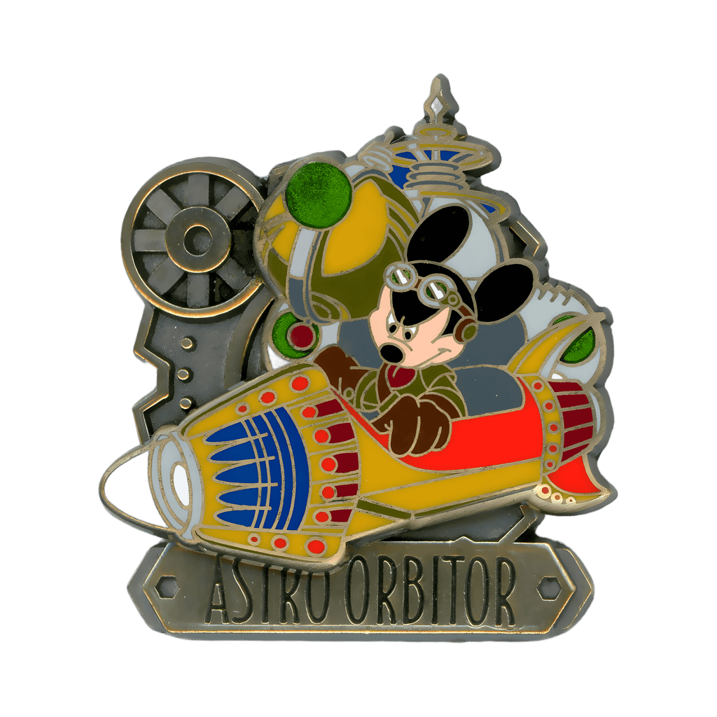 Mickey Mouse Riding the Astro Orbiter Disney pin