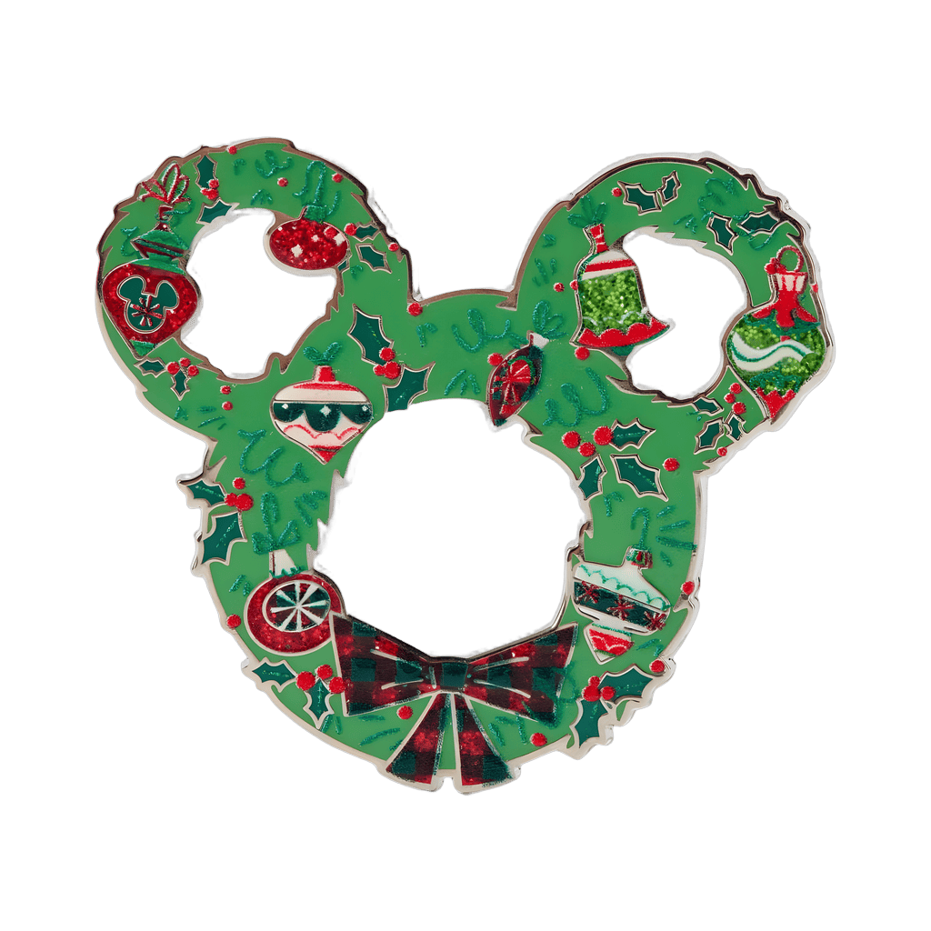 Mickey Icon Wreath Disney pin