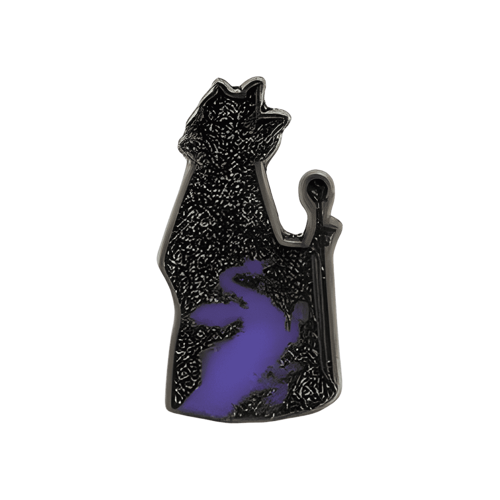 Maleficent Glitter Dragon Disney pin