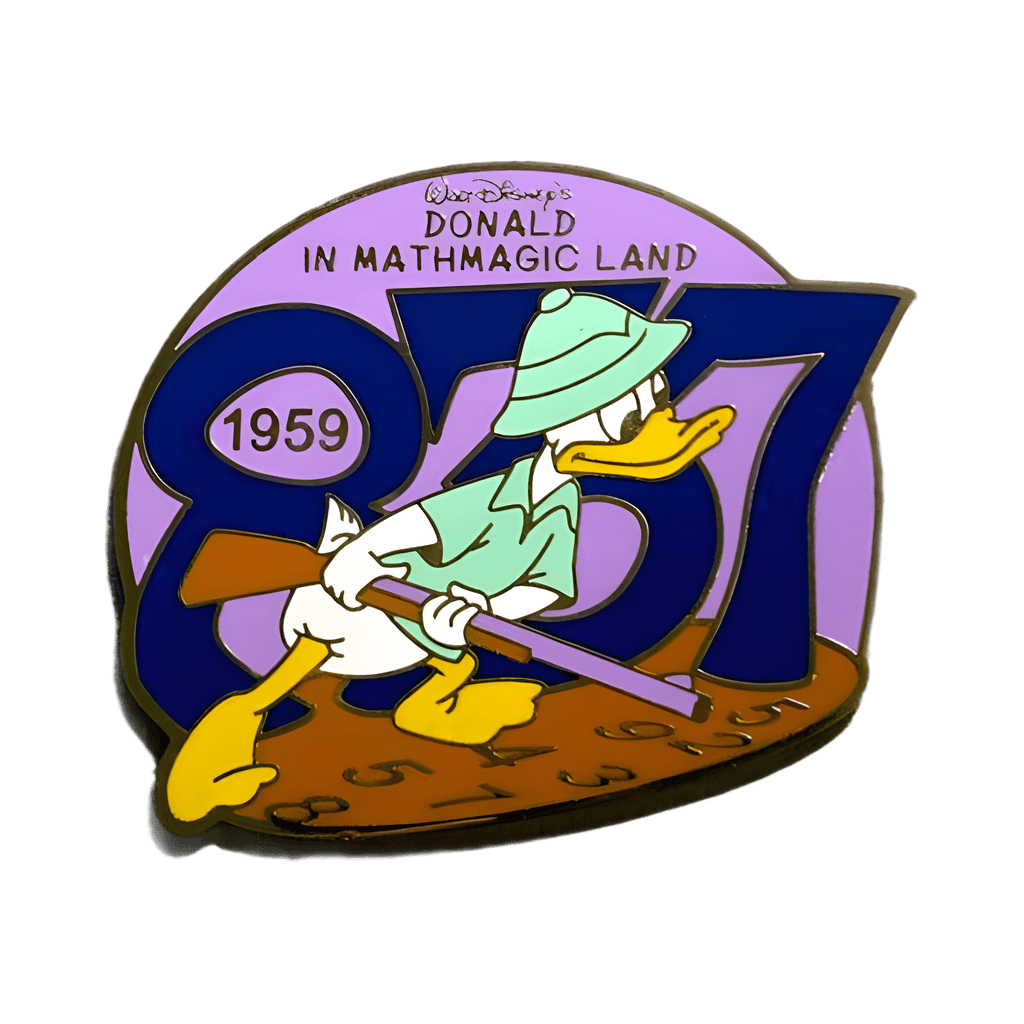 Donald in Mathmagic Land 1959 Disney pin