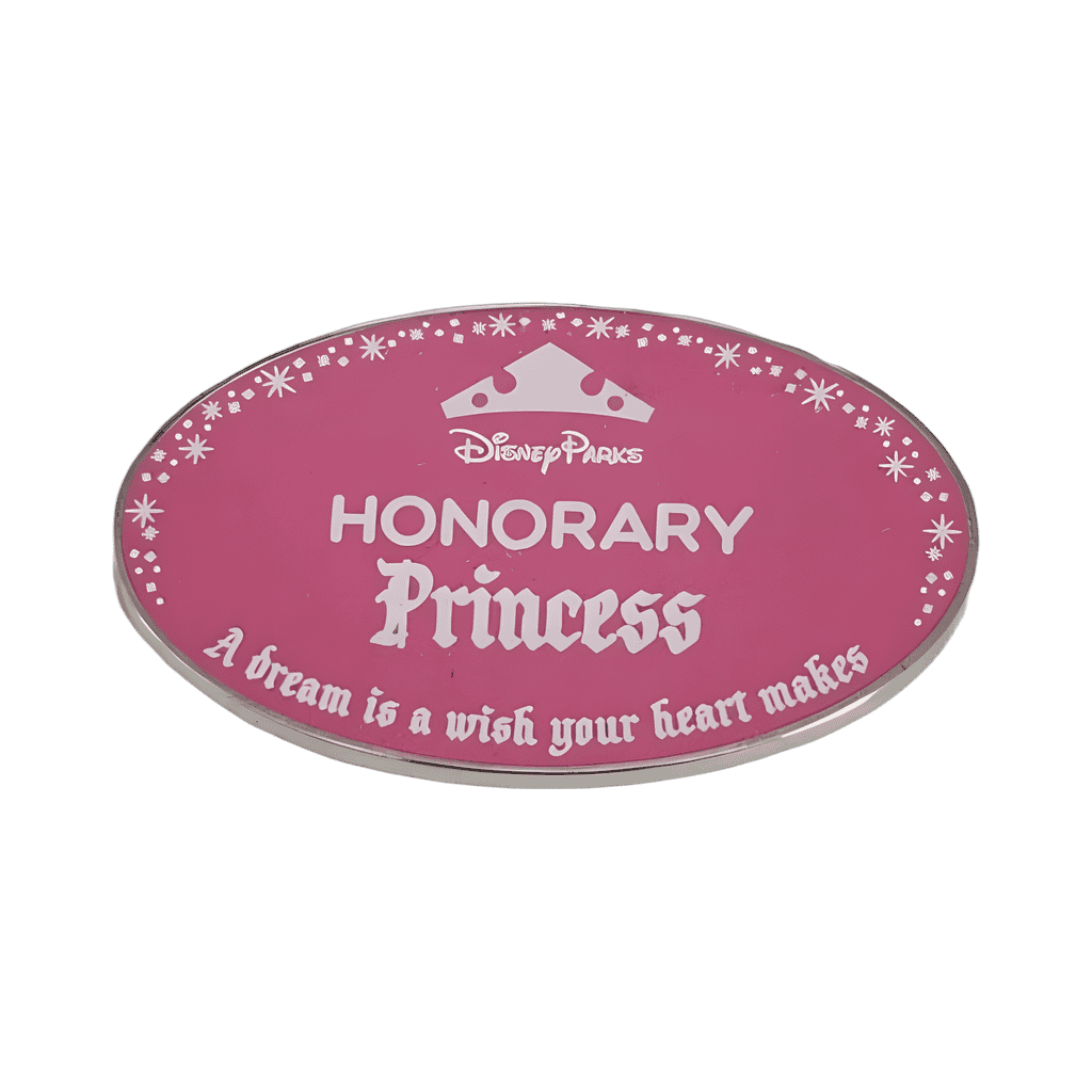 Honorary Princess Name Tag Disney pin