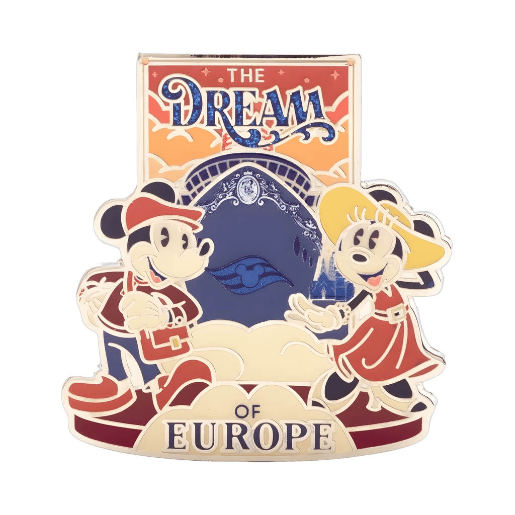 Mickey & Minnie The Dream of Europe Disney pin