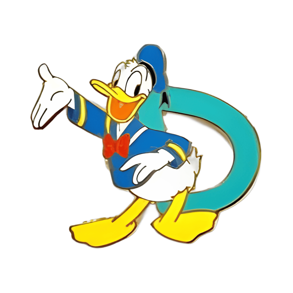 D is for Donald Duck Disney pin