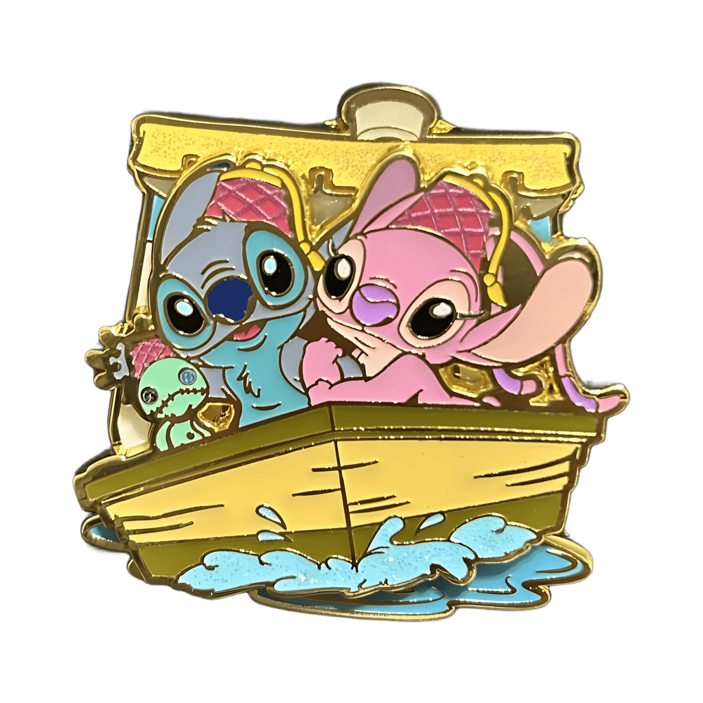 Stitch and Angel Boat Adventure Disney pin