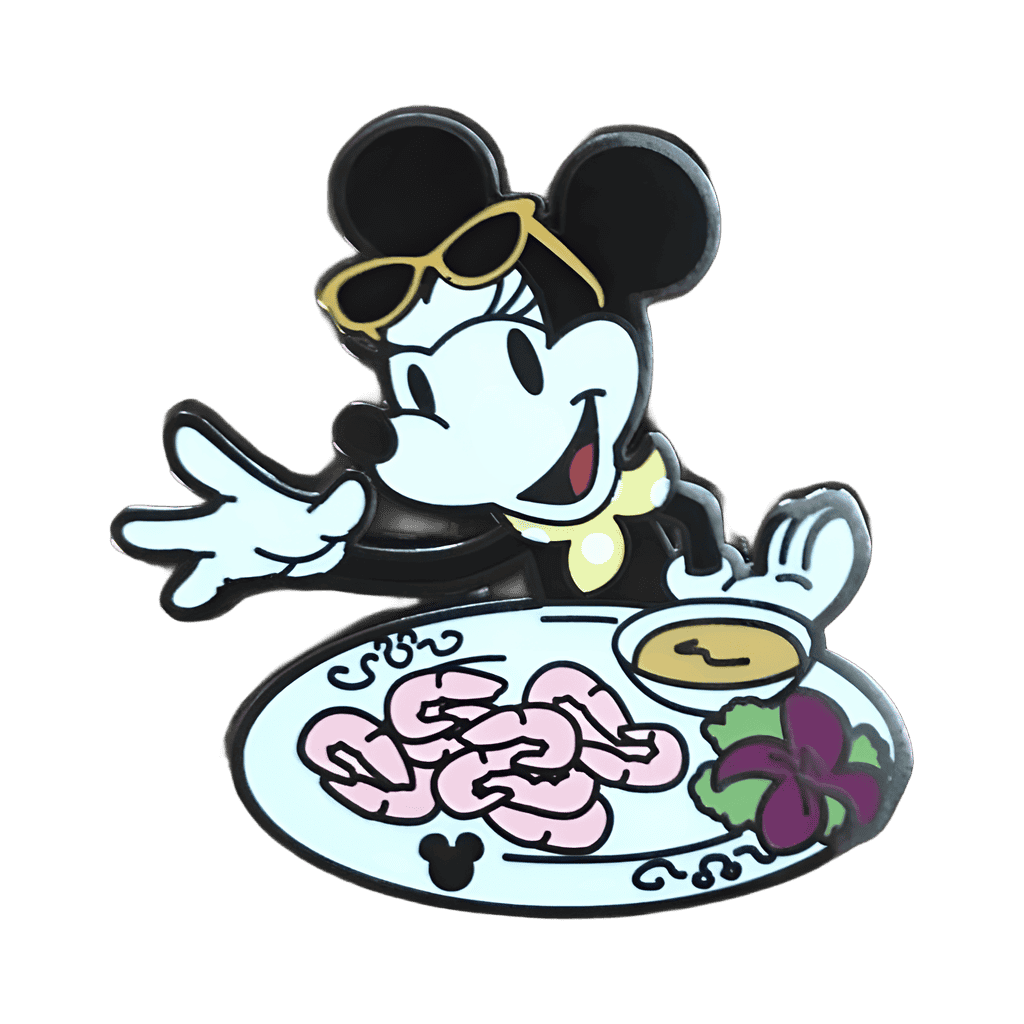 Minnie with Shrimp Disney pin