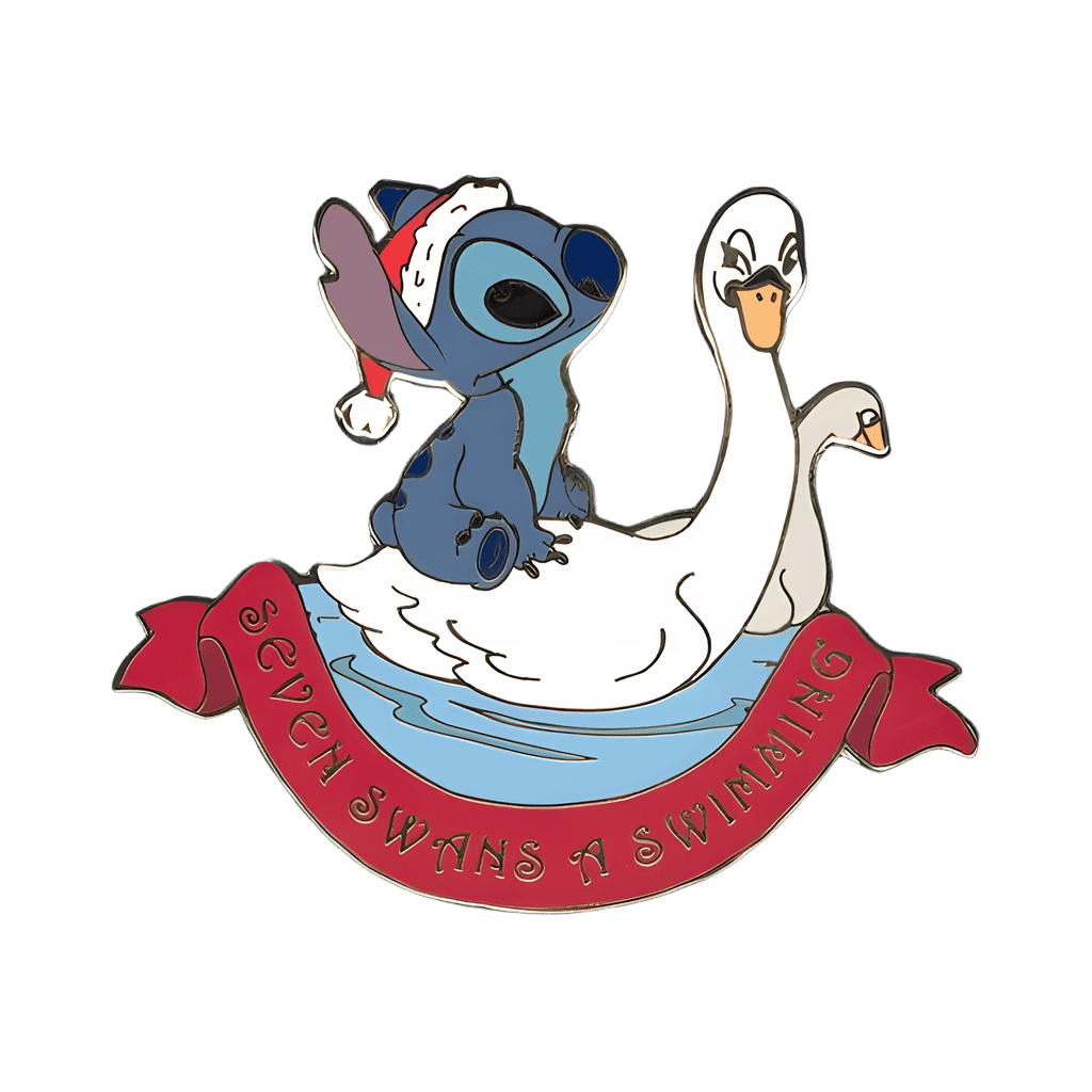 Seven Swans a Swimming Disney pin