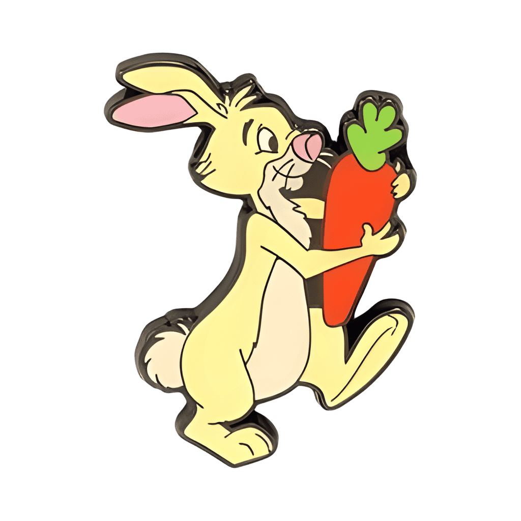 Rabbit Carrying Carrot Disney pin