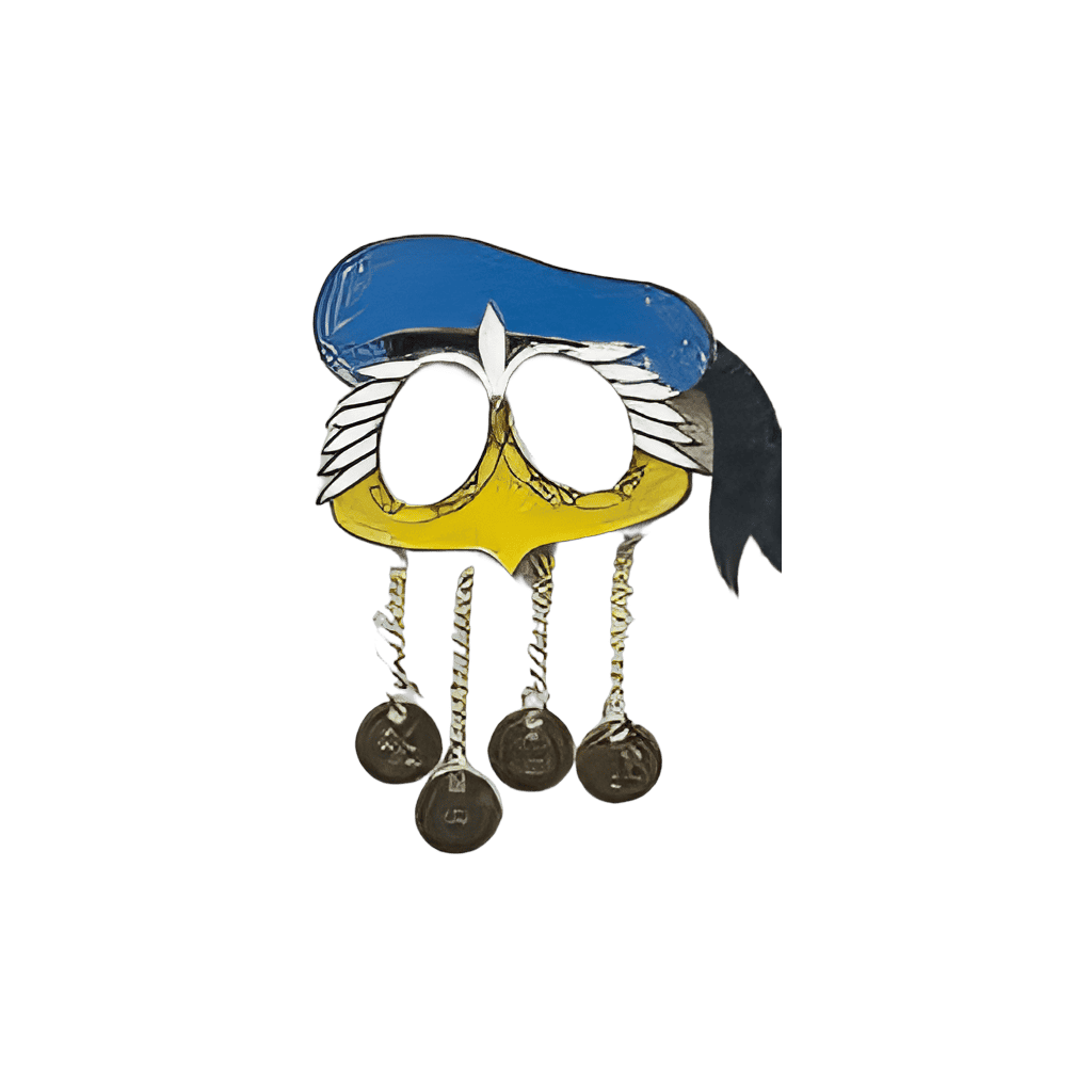 Donald Duck from Character Mask Pins Boxed Set Disney pin