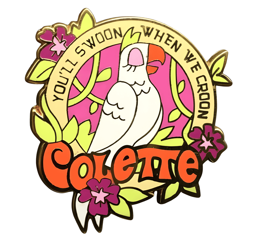 Colette (You'll Swoon When We Croon) Disney pin