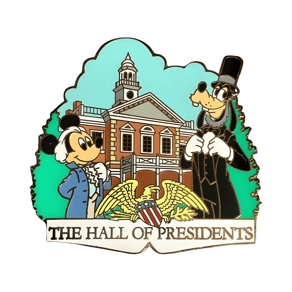 Hall of Presidents - Goofy and Mickey Disney pin