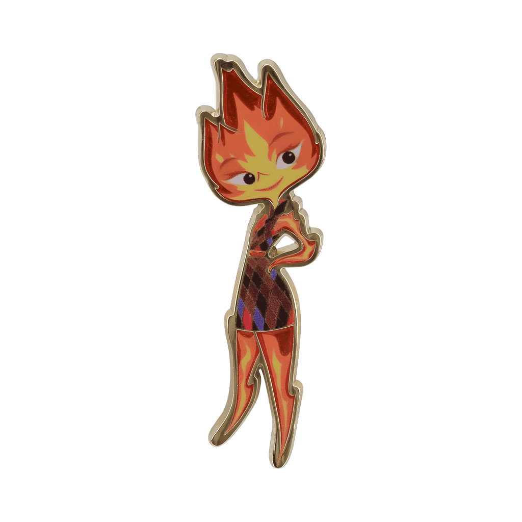 Ember Hand on Hip Disney pin
