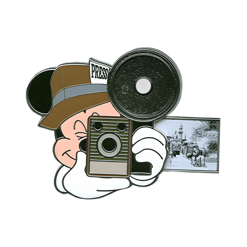 Reporter Mickey with Camera Disney pin