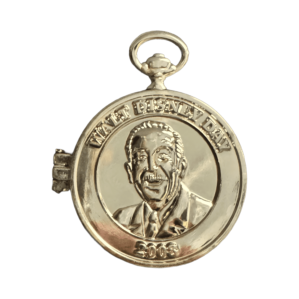 Silver Pocket Watch - Mickey Mouse Disney pin