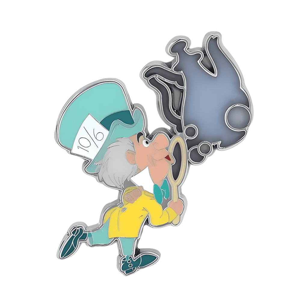 Mad Hatter and a teapot Disney pin