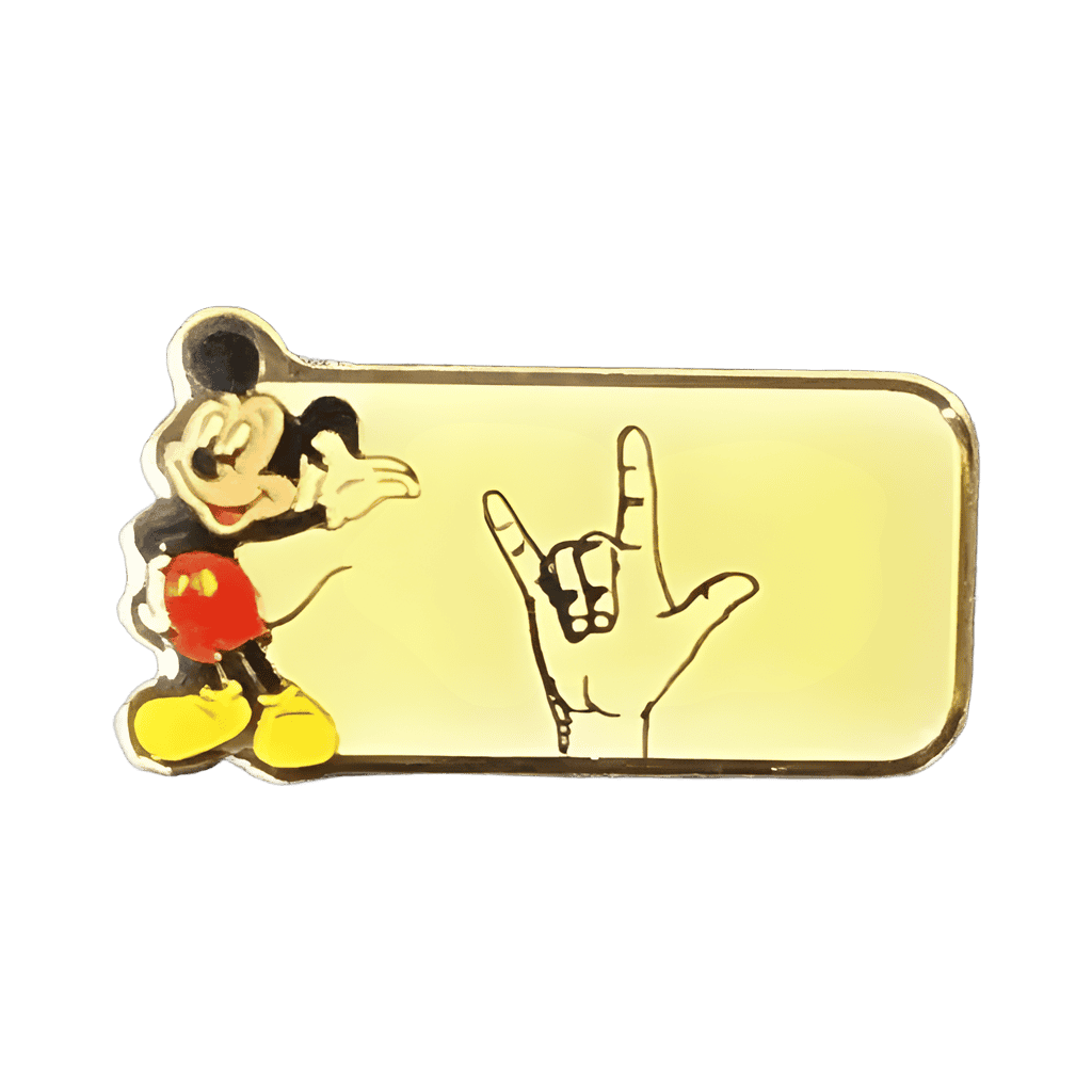 Sign Language Disney pin