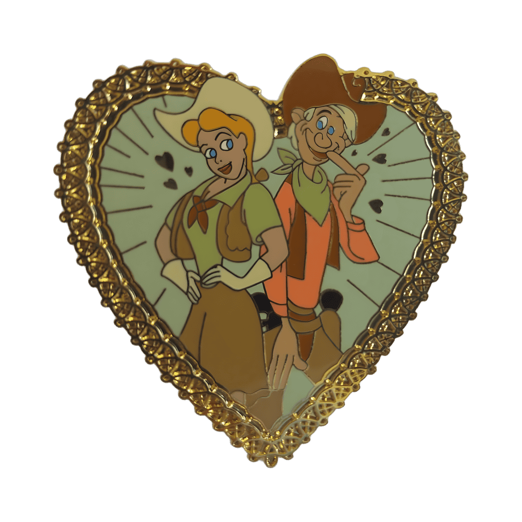 Pecos Bill and Slue Foot Sue Disney pin