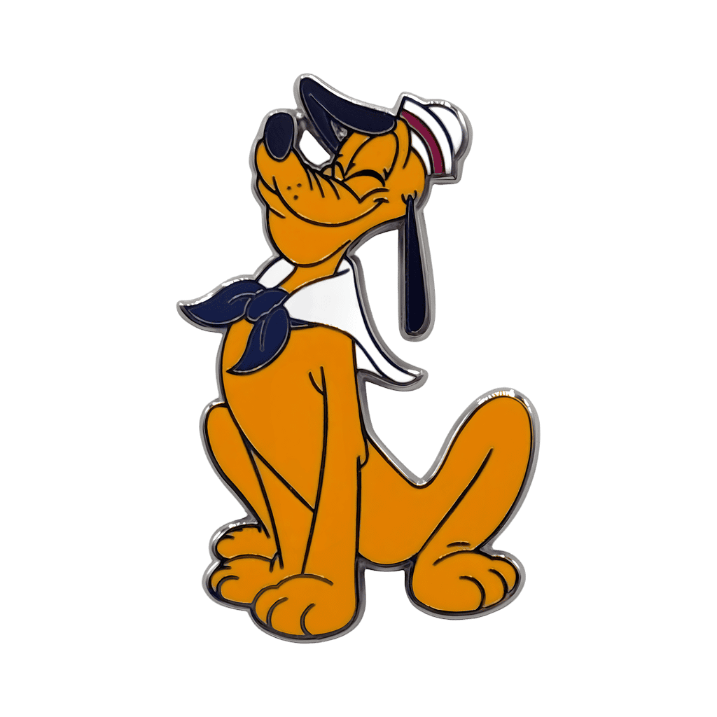Pluto Saluting Disney pin