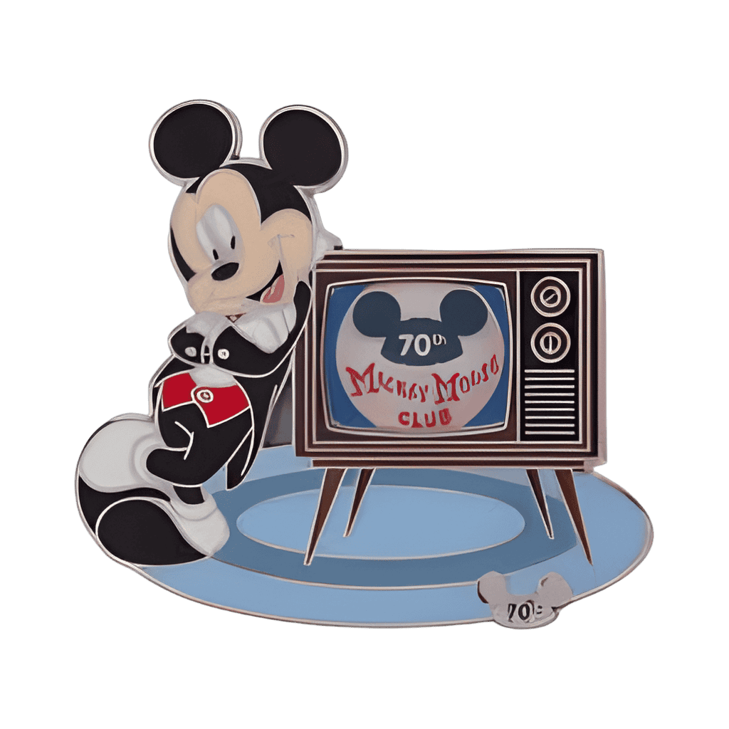 Mickey Mouse Lenticular TV Disney pin