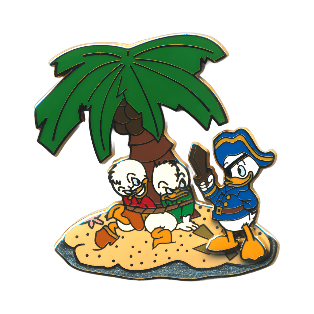 Huey, Dewey, and Louie Playing Pirate Disney pin