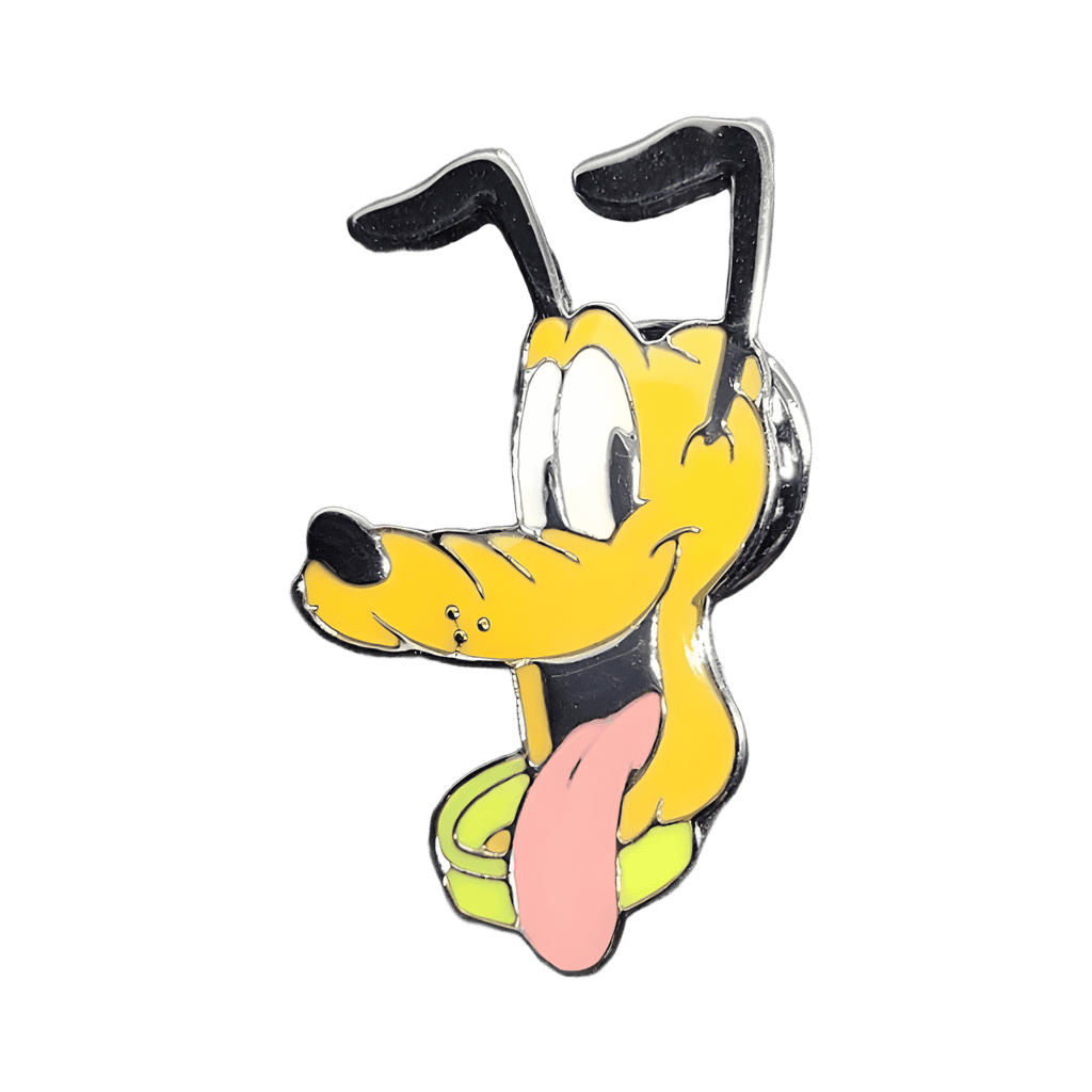 Disney Classic Character Heads Mystery Collection - Pluto with Tongue Out Disney pin