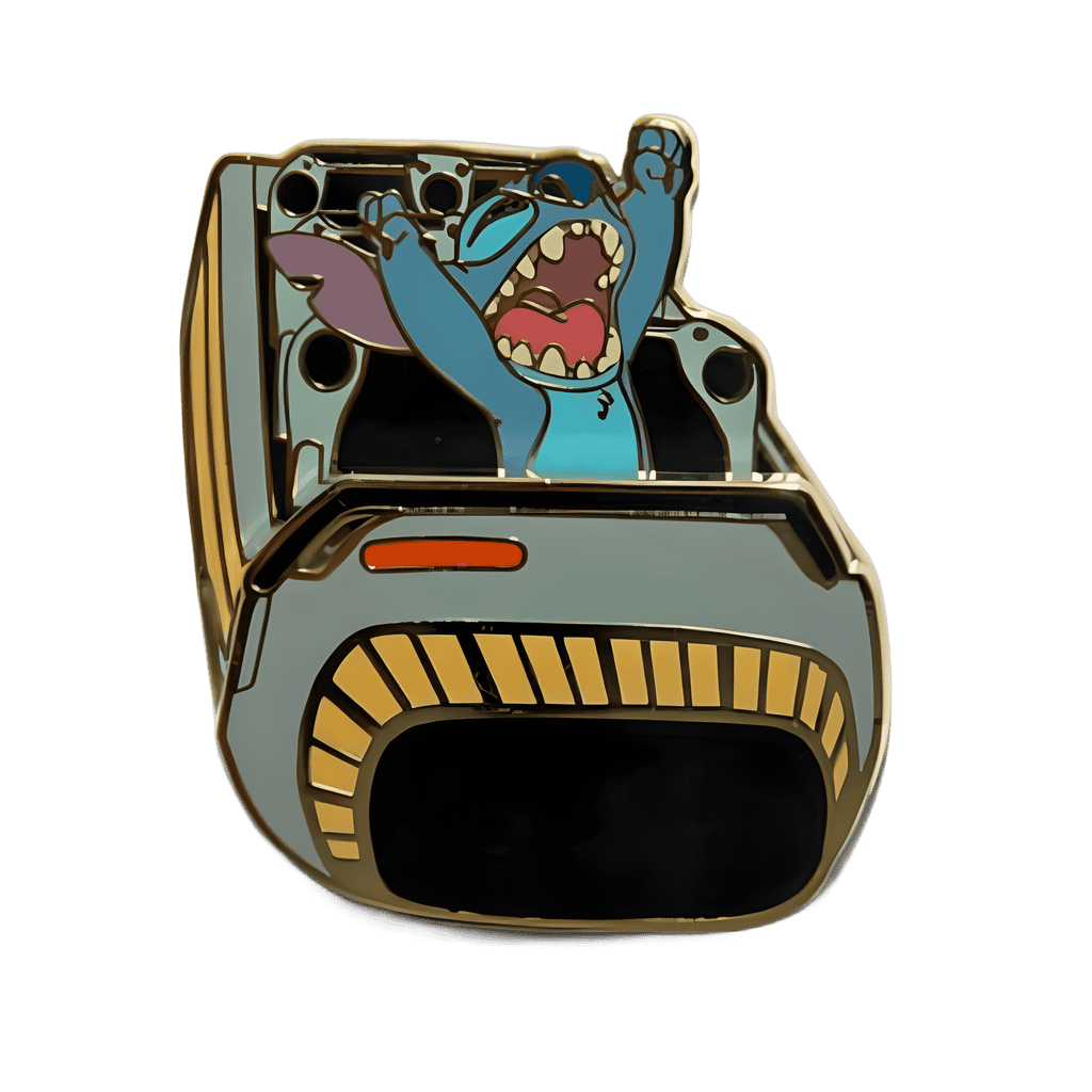 Stitch in Tomorrowland Attractions - Space Mountain Disney pin