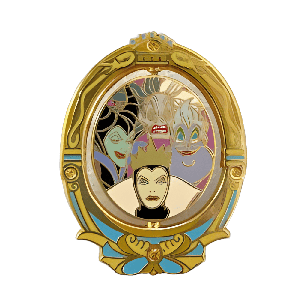 Villain Magic Mirror Spinner Disney pin