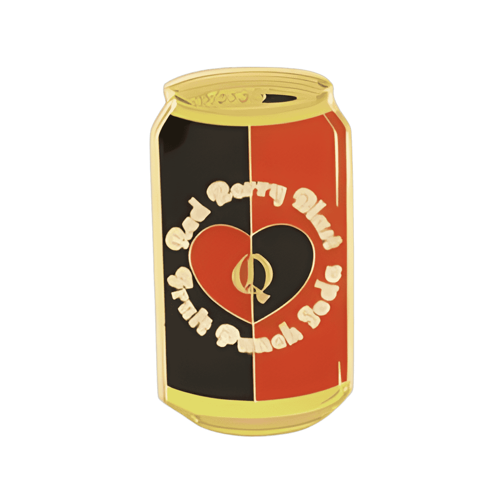 Queen of Hearts - Red Berry Blast Fruit Punch Soda Disney pin