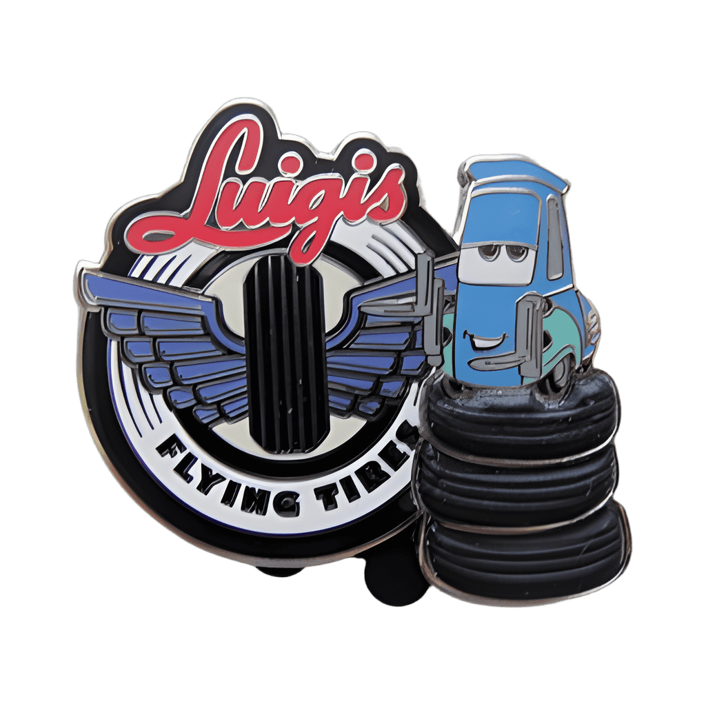 Luigi's Flying Tires - Logo Disney pin