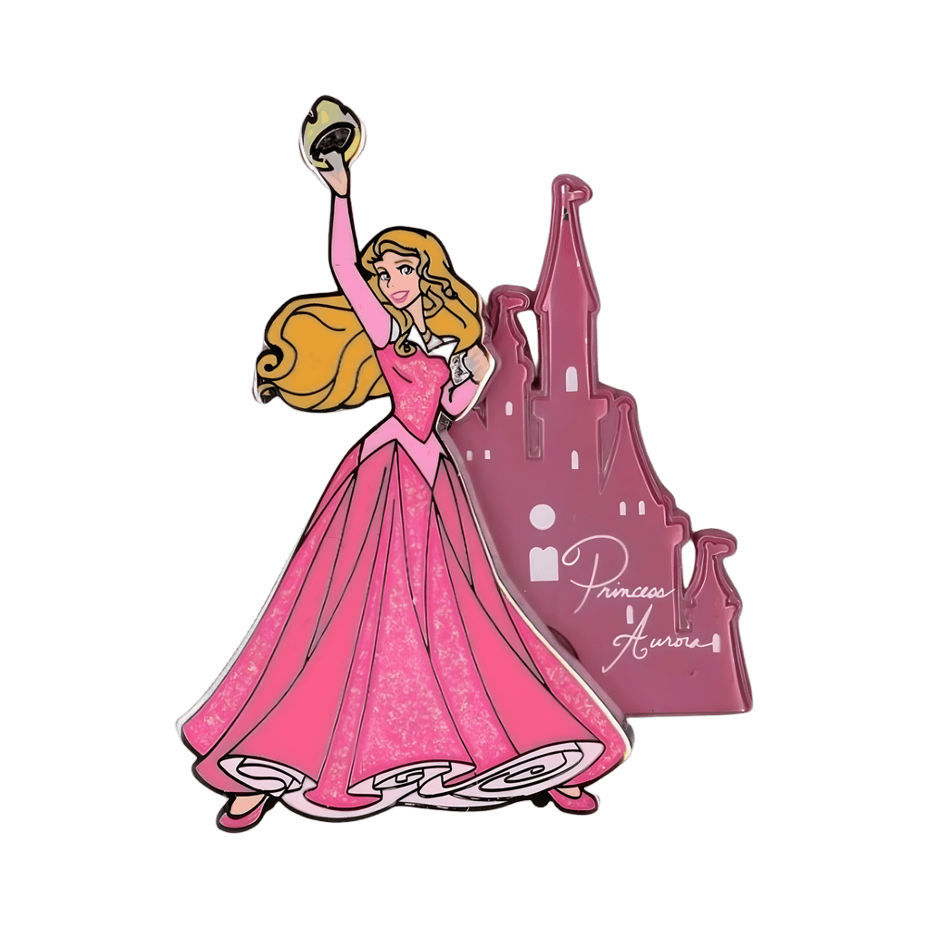 Princess Aurora with Castle Disney pin