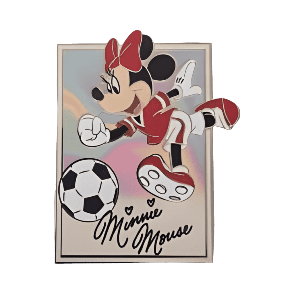 Minnie Playing Soccer - Chaser Disney pin