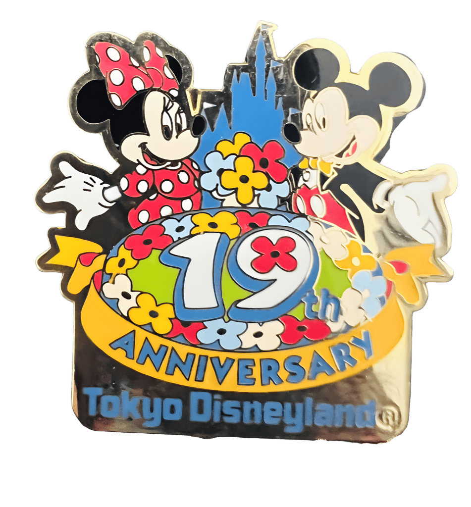 19th Anniversary Tokyo Disneyland Disney pin