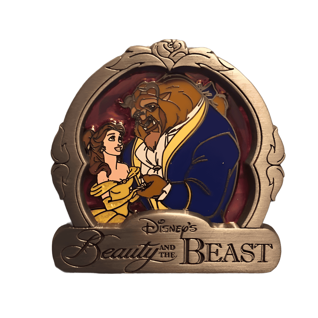 LE Variant 4 - Belle and Beast Red Disney pin