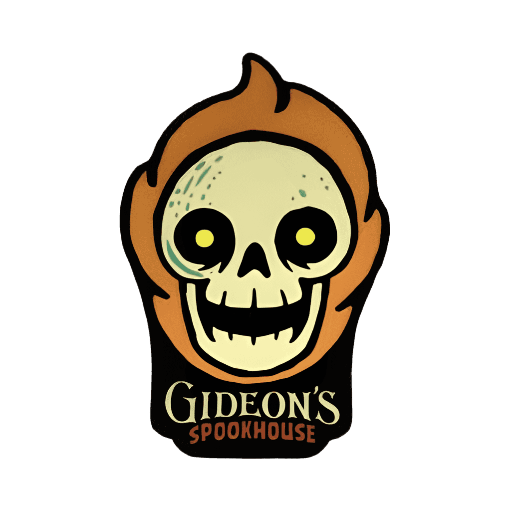 Flaming Skull (Glow in the Dark) Disney pin